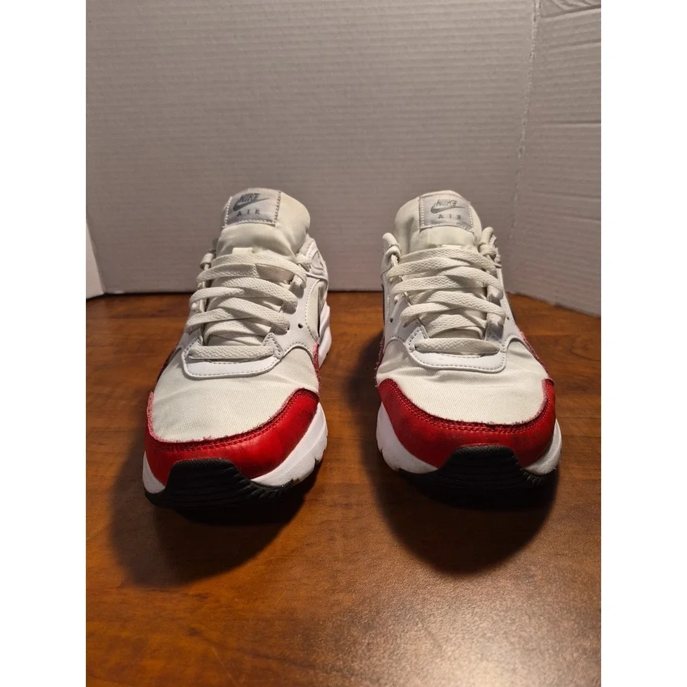 Nike Air Max SC White Red CW4555-107 Men's Size 8 Sports Running Sneakers Shoes